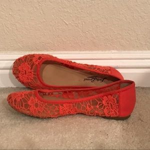 Coral Lucky Brand flats